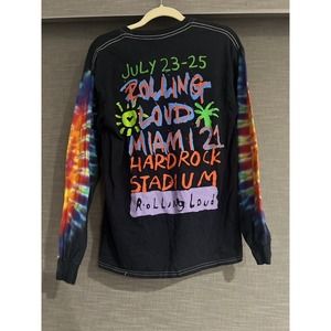 Rolling Loud 2021 Tie-dye Festival Tee Size Medium